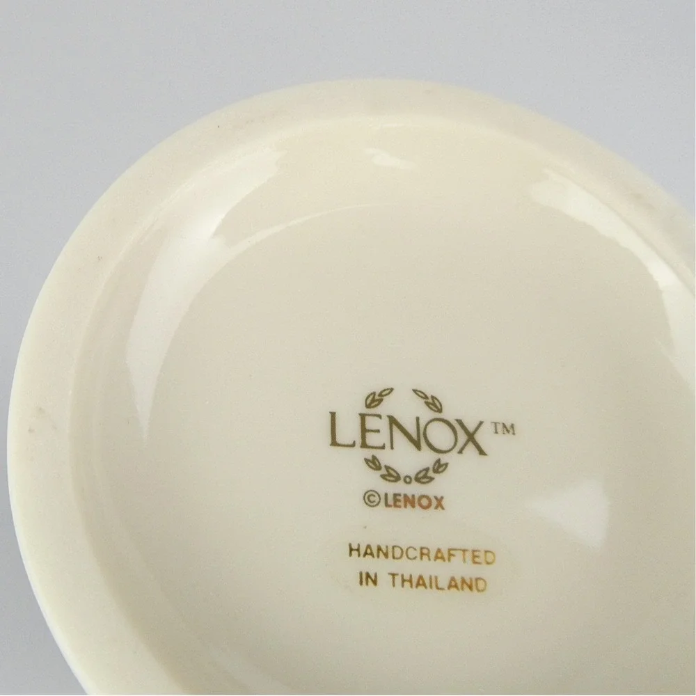 Lenox‎ Ivory 24K Gold Trim Rose Floral Large Vase 7.5